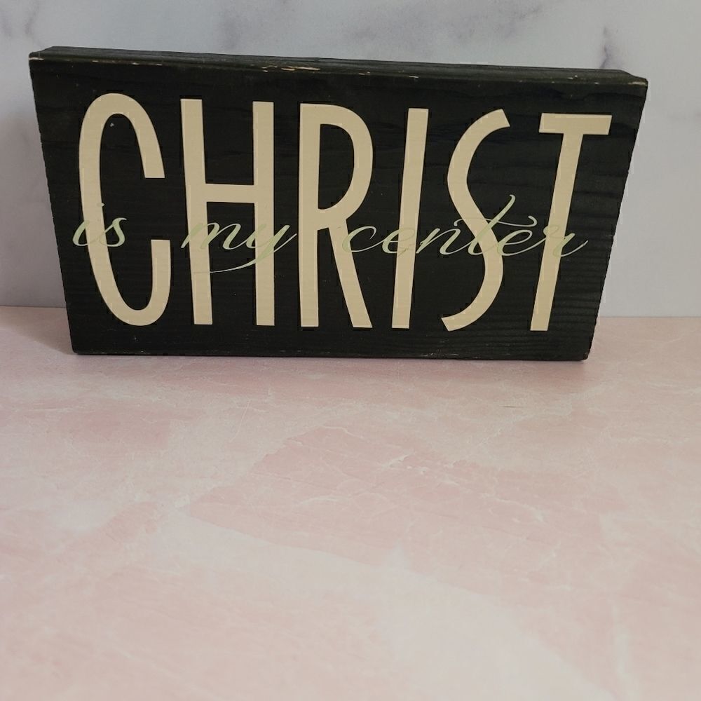 Religious inspirational decorative box home decor